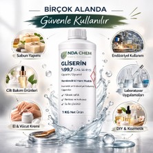 Lenda Shop %99,7 Saf Bitkisel Gliserin Kozmetik ve Sabun Hammaddesi