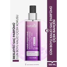Herbital Gün Boyu Kalıcı & Besleyici Saç Parfümü | Argan, Jojoba & Provitamin B5 | hafif ve Zarif Çiçeksi Koku