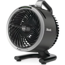 Shark Flexbreeze Hydrogo Serinletici Buharlı Fan Güçlü Performans ve Siyah Renk Özelliği ile