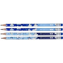 Adel Faber Castell Arctic Friends Kurşun Kalem Silgili - 6 Adet