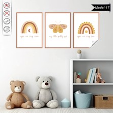 Akıllı Kağıt Statik Tutunma Özellikli Tablo - Poster Çocuk Odası (Model-17)