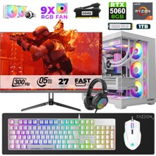 Xaser Star X460 Ryzen 7 7800X3D 16GB Ram 1tb M.2 Nvme SSD 8gb RTX5060 27" 300Hz Oyuncu Bilgisayarı