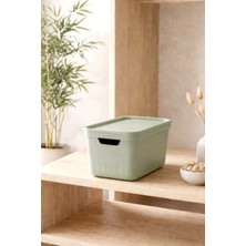 Kitchen Life Kapaklı Çok Amaçlı Saklama Kutusu-Dolap Içi Düzenleyici 17 Litre