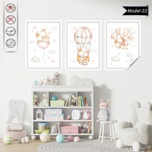 Akıllı Kağıt Statik Tutunma Özellikli Tablo - Poster Çocuk Odası (Model-22)