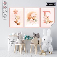 Akıllı Kağıt Statik Tutunma Özellikli Tablo - Poster Çocuk Odası (Model-8)