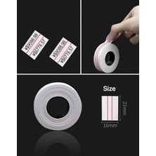 Jokey Kırtasiye MX6600 23X16MM Çift Satırlı Kırmızı Çizgili ( Kraf/ Hongshong/ Motex ) Fiyatlama Etiketi (12 Adet)