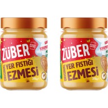 Züber Original Yer Fıstığı Ezmesi (Bal İlaveli) 315g x 2 Adet