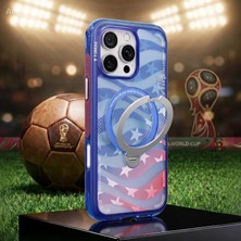 Torras iPhone 16 Pro Max Kılıf Magsafe Ostand Q3 Air (World Cup Özel Seri) Standlı Kapak