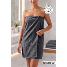 Vionel Home %100 Pamuk Softure Banyo Havlusu | Yüksek Emici | Yumuşak Dokulu | Premium Havlu | 100X140 cm - Vizon