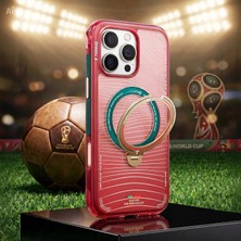 Torras iPhone 16 Pro Kılıf Magsafe Ostand Q3 Air (World Cup Özel Seri) Standlı Kapak