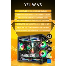 Gamers Arena Yllw V3 Rtx 3050 Ryzen 5 5600X 16 GB Ram Ddr4 512 GB M2 SSD 650W Gen5 Oem Paket