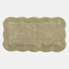 Ecocotton Sara Banyo Paspası %100 Pamuk Açık Yeşil 70X120