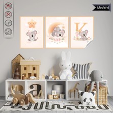 Akıllı Kağıt Statik Tutunma Özellikli Tablo - Poster Çocuk Odası (Model-6)