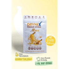 Drynex Freeze Dried Muz 20gr Dondurularak Kurutulmuş Çıtır Atıştırmalık Meyve Cipsi Şekersiz Glutensiz Vegan