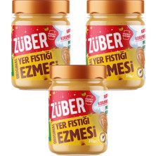 Züber Original Yer Fıstığı Ezmesi (Bal İlaveli) 315g x 3 Adet