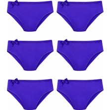 Hepsine Rakip 6lı Kadın Bikini Külot Pamuklu Renkli Ekonomik Rahat
