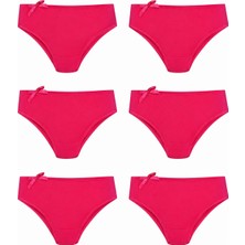 Hepsine Rakip 6lı Kadın Bikini Külot Pamuklu Renkli Ekonomik Rahat