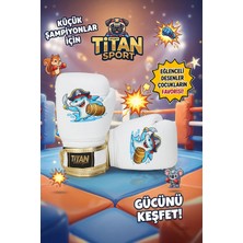 Titan Sport Çocuk Boks Eldiveni Beyaz Köpekbalığı Model