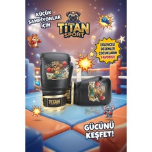 Titan Sport Çocuk Boks Eldiveni Siyah Vahşi Ayı