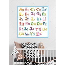 Prime Concept Alfabe Harfler 100X100 cm - Duvar Kağıdı