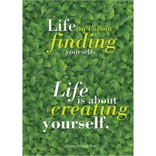 Prime Concept Finding Yourself Ingilizce Poster 100X140 cm - Vinil ( Branda )
