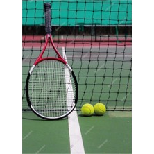 Prime Concept Tenis Raket Toplar 50X70 cm - Vinil ( Branda )