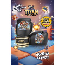Titan Sport Çocuk Boks Eldiveni Siyah Amazon Kadını Model