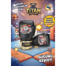 Titan Sport Çocuk Boks Eldiveni Siyah Kareteci Maymun