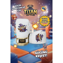 Titan Sport Çocuk Boks Eldiveni Beyaz Peri Baykuş Model