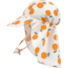 Lassig Flap Hat Uv Korumalı Uzun Şapka Orange Sea Salt