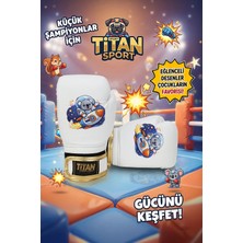 Titan Sport Çocuk Boks Eldiveni Beyaz Uzaylı Koala Model