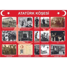 Prime Concept Atatürk Köşesi 1 (Vinil) 50X70 cm Okul Afişi