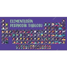 Prime Concept Elementlerin Periyodik Tablosu 100X200 cm - Vinil ( Branda )