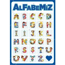 Prime Concept Alfabemiz 50X70 cm - Vinil ( Branda )