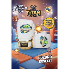 Titan Sport Çocuk Boks Eldiveni Beyaz Uzaylı Model