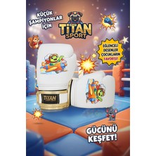 Titan Sport Çocuk Boks Eldiveni Beyaz Uzaylı Kaplumbağa Model