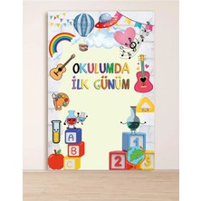 Prime Concept Okulumda Ilk Günüm Hatıra Fotoğraf Panosu Branda 100X150