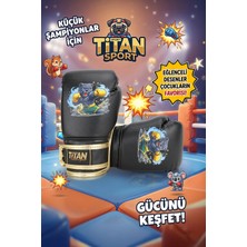 Titan Sport Çocuk Boks Eldiveni Siyah Puma Eldiven