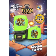 Titan Sport Çocuk Boks Eldiveni Neon Sarı Amazon Kadını