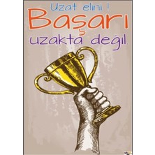 Prime Concept Başarı Uzakta Değil Afişi (Vinil) 35X50 cm