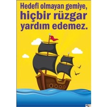 Prime Concept Hedefi Olmayan Gemiye Afişi (Vinil) 35X50 cm