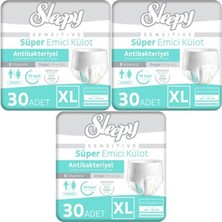 Sleepy Sensitive Emici Külot Xlarge 90 Adet 3X30 Paket Xl