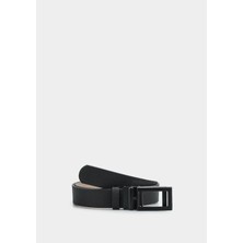 Siyah  Provoq AYD006 Siyah 3.5cm Mekanizmalı Suni Kemer