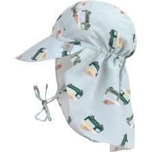 Lassig Flap Hat Uv Korumalı Uzun Şapka Ice Cream Truck Illusion Blue