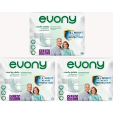 Evony Belbantlı Yetişkin Hasta Bezi Xlarge 90 Adet 3X30 Paket Xl