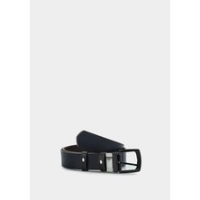 Kahve  Provoq AYD005 Kahve - Lacivert 5cm Çifttaraflı Deri Kemer