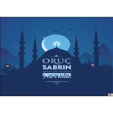 Prime Concept Oruç Sabrın Yarısıdır Afişi (Vinil) 35X50 cm