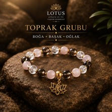 🌱 Premium Toprak Grubu Burç Bilekliği – Boğa, Başak & Oğlak Doğal Taş Bileklik | Lotus Atölye ve İyi Yaşam Merkezi