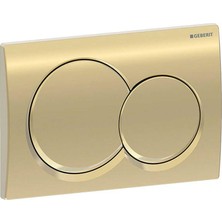 VitrA Geberit ALPHA01 115.035.QE.1 Kumanda Kapağı - Çift Basmalı - Pirinç