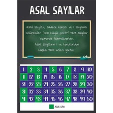 Prime Concept Asal Sayılar Afişi 35 x 50